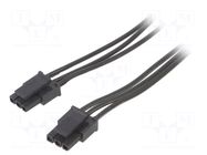 Cable; female-female; PIN: 3; 0.6m; 4A; Insulation: PVC; TLYp ESPE