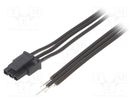 Cable; Micro-Fit 3.0; cables,female; PIN: 3; 0.2m; 4A; TLYp; 0.35mm2 ESPE