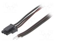 Cable; cables,female; PIN: 3; 0.4m; 4A; Insulation: PVC; TLYp ESPE