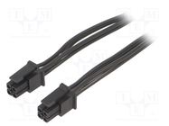 Cable; Micro-Fit 3.0; female-female; PIN: 4; 0.2m; 4A; TLYp; 0.35mm2 