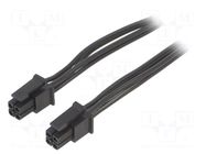 Cable; female-female; PIN: 4; 0.2m; 4A; Insulation: PVC; TLYp ESPE