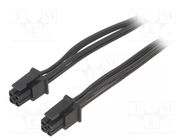 Cable; female-female; PIN: 4; 0.4m; 4A; Insulation: PVC; TLYp ESPE