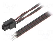 Cable; cables,female; PIN: 4; 0.4m; 4A; Insulation: PVC; TLYp ESPE