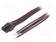 Cable; cables,female; PIN: 8; 0.4m; 4A; Insulation: PVC; TLYp ESPE