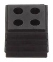 CABLE GROMMET, OPEN, TPE, BLACK