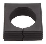 CABLE GROMMET, OPEN, TPE, BLACK