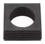 CABLE GROMMET, OPEN, TPE, BLACK