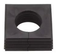 CABLE GROMMET, OPEN, TPE, BLACK