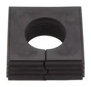 CABLE GROMMET, OPEN, TPE, BLACK
