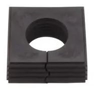 CABLE GROMMET, OPEN, TPE, BLACK