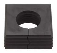 CABLE GROMMET, OPEN, TPE, BLACK