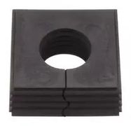 CABLE GROMMET, OPEN, TPE, BLACK