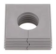 CABLE GROMMET, OPEN, TPE, GREY