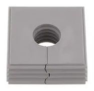 CABLE GROMMET, OPEN, TPE, GREY