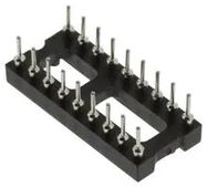 DIP SOCKET, 18 POSITION, THROUGH HOLE VERTICAL