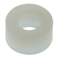 SPACER, ROUND, NYLON, 0.25IN X 3.175MM