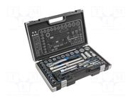 Wrench-set; 12-angles,socket spanner; Mounting: 1/2",1/4" HÖGERT TECHNIK
