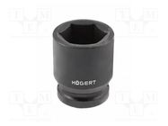 Socket; 6-angles,socket spanner,impact; HEX 19mm; 3/4"; short HÖGERT TECHNIK