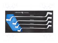 Wrench-set; box; 4pcs. HÖGERT TECHNIK