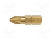 Screwdriver bit; Pozidriv®; PZ2; Overall len: 25mm; 5pcs. HÖGERT TECHNIK