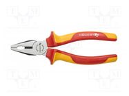 Pliers; insulated,universal; 180mm; 1kVAC; Cut: with side face HÖGERT TECHNIK