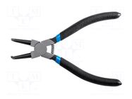 Pliers; for circlip; internal; 19÷60mm; Pliers len: 150mm; angular HÖGERT TECHNIK
