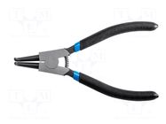 Pliers; for circlip; internal; 19÷60mm; Pliers len: 150mm; angular HÖGERT TECHNIK