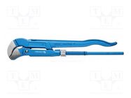 Wrench; adjustable; 320mm; Max jaw capacity: 45mm; 1" HÖGERT TECHNIK