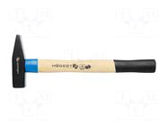 Hammer; fitter type; 500g; wood (ash) HÖGERT TECHNIK