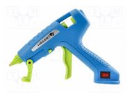 Hot melt glue gun; Ø: 11mm; 100W; Plug: EU; 230VAC HÖGERT TECHNIK