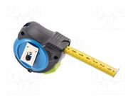 Measuring tape; L: 8m; Width: 25mm; Class: II; double-sided HÖGERT TECHNIK