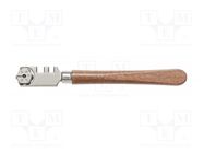 Knife; glass; 130mm; Handle material: wood HÖGERT TECHNIK