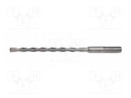 Drill bit; for concrete; Ø: 12mm; L: 210mm; tool steel; SDS-Plus® HÖGERT TECHNIK