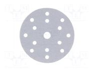 Sanding plate; Granularity: 80; Mounting: bur; with holes; Ø150mm HÖGERT TECHNIK