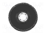 Grinding wheel; Ø: 125mm; Øhole: 22.2mm; fiber HÖGERT TECHNIK