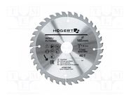 Circular saw; Ø: 185mm; Øhole: 30mm; W: 1.6mm; Teeth: 40 HÖGERT TECHNIK