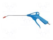 Air blow gun; 2÷6bar; Pneumatic connection: 1/4" HÖGERT TECHNIK