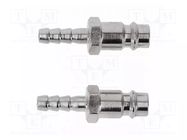 Coupling-adapter terminal; Pneumatic connection: 12,5mm; 2pcs. HÖGERT TECHNIK