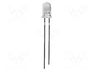 LED; UV; 15°; 10÷20mA; P: 20mW; λd: 392.5÷397.5nm; 2.9÷3.5VDC; THT BIVAR