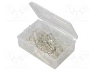 Diode: LED-kit; THT; 5mm; 50pcs; yellow; 3÷15VDC; plastic box; 8mA OPTOSUPPLY