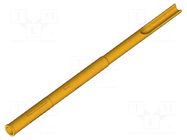 Test probe socket; gold-plated; KS-101; L: 26mm; test needles INGUN