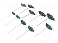 Wrench-set; Hex Plus key; Kind of handle: T WERA