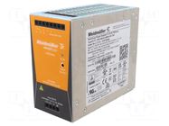 Power supply: switching; for DIN rail; 480W; 24VDC; 20A; OUT: 1 WEIDMÜLLER