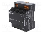 Power supply: switching; for DIN rail; 60W; 24VDC; 2.5A; 85÷264VAC WEIDMÜLLER