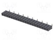 Socket; pin strips; female; PIN: 20; straight; 2.54mm; SMT; 1x20 FISCHER ELEKTRONIK