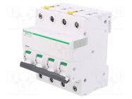Circuit breaker; 400VAC; Inom: 20A; Poles: 4; Charact: B; 6kA; IP20 SCHNEIDER ELECTRIC