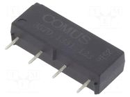 Relay: reed switch; SPST-NO; Ucoil: 12VDC; 500mA; max.150VDC; 10W COMUS