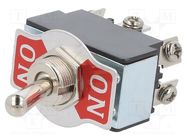 Switch: toggle; Pos: 2; DPDT; ON-ON; 20A/12VDC; Leads: screw; TB/TB2 SWITCH COMPONENTS