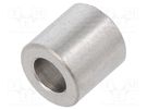 Spacer sleeve; 8mm; cylindrical; stainless steel; Out.diam: 8mm DREMEC