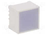 Display: LED; bargraph; orange; 80mcd; 15x15mm; 1.8÷2.5V OPTOSUPPLY